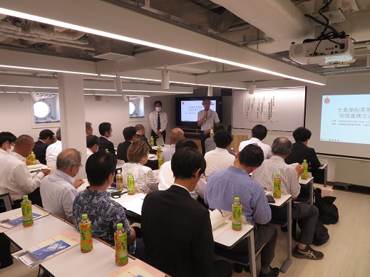 川口勉会長のあいさつ